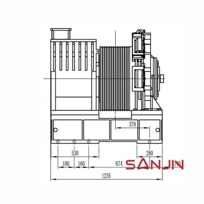 Elevator Traction Machine MDD710